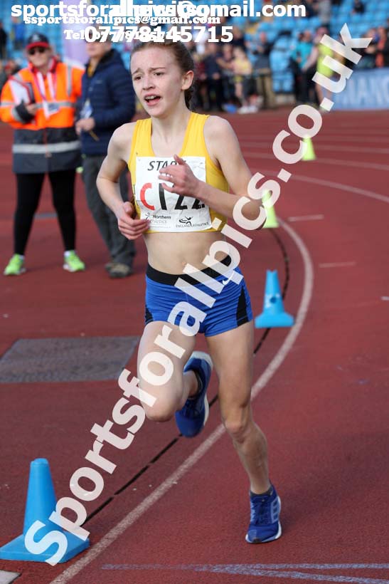 Girls under-13s  Northern 3 Stage Road Relay, SportsCity, Manchester. Photo: David T. Hewitson/Sports for All Pics